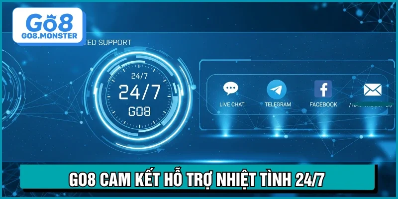 liên hệ go8 cam kết hỗ trợ