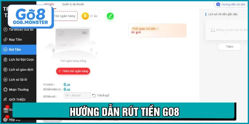 rút tiền go8 hướng dẫn