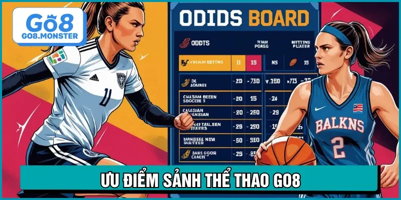 ưu điểm thể thao go8